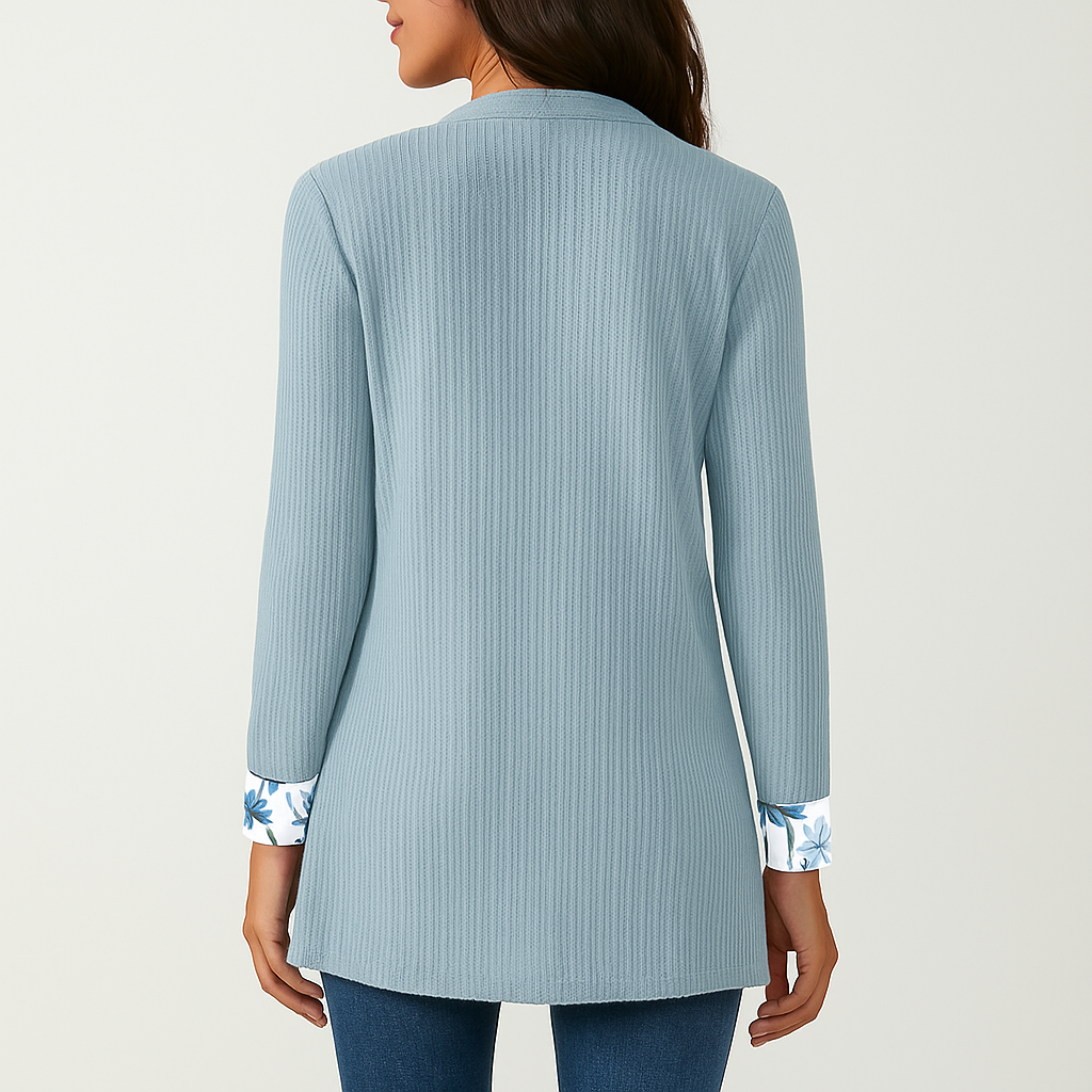 Dame Komfortabel Strikket Cardigan - Blød - Stilfuld - Varm