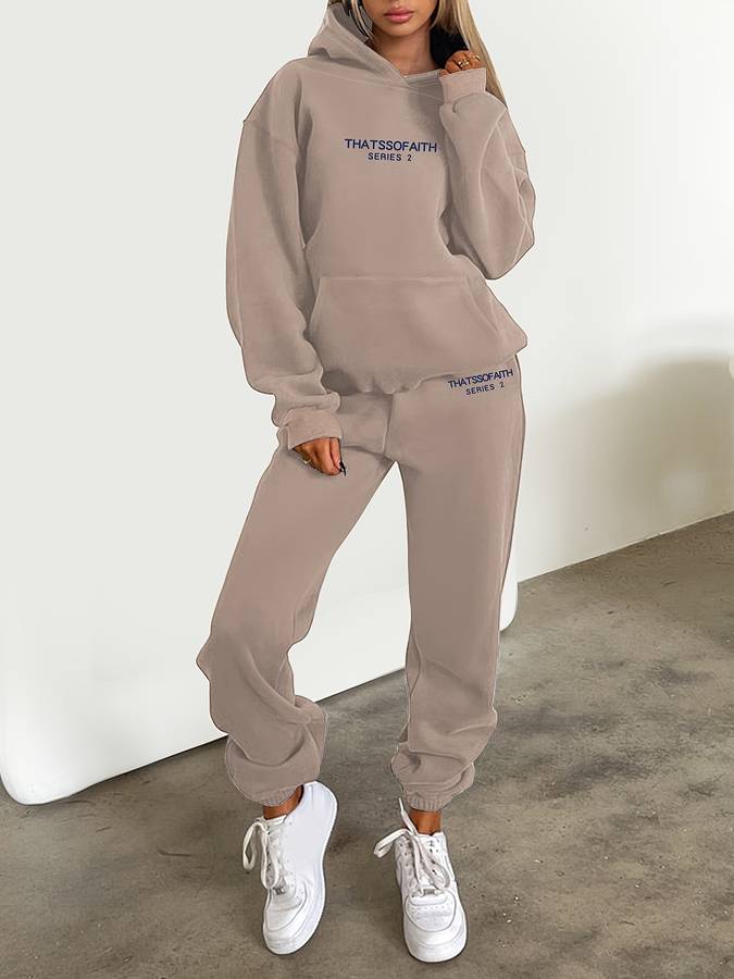 Lian - Sæt Sweatshirt & Jogging - Vinterkomfort