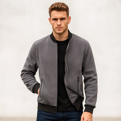 Oliver Varm Fleece Zip-Jakke - Blød - Isolerende - Komfort