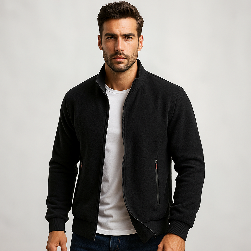Oliver Varm Fleece Zip-Jakke - Blød - Isolerende - Komfort