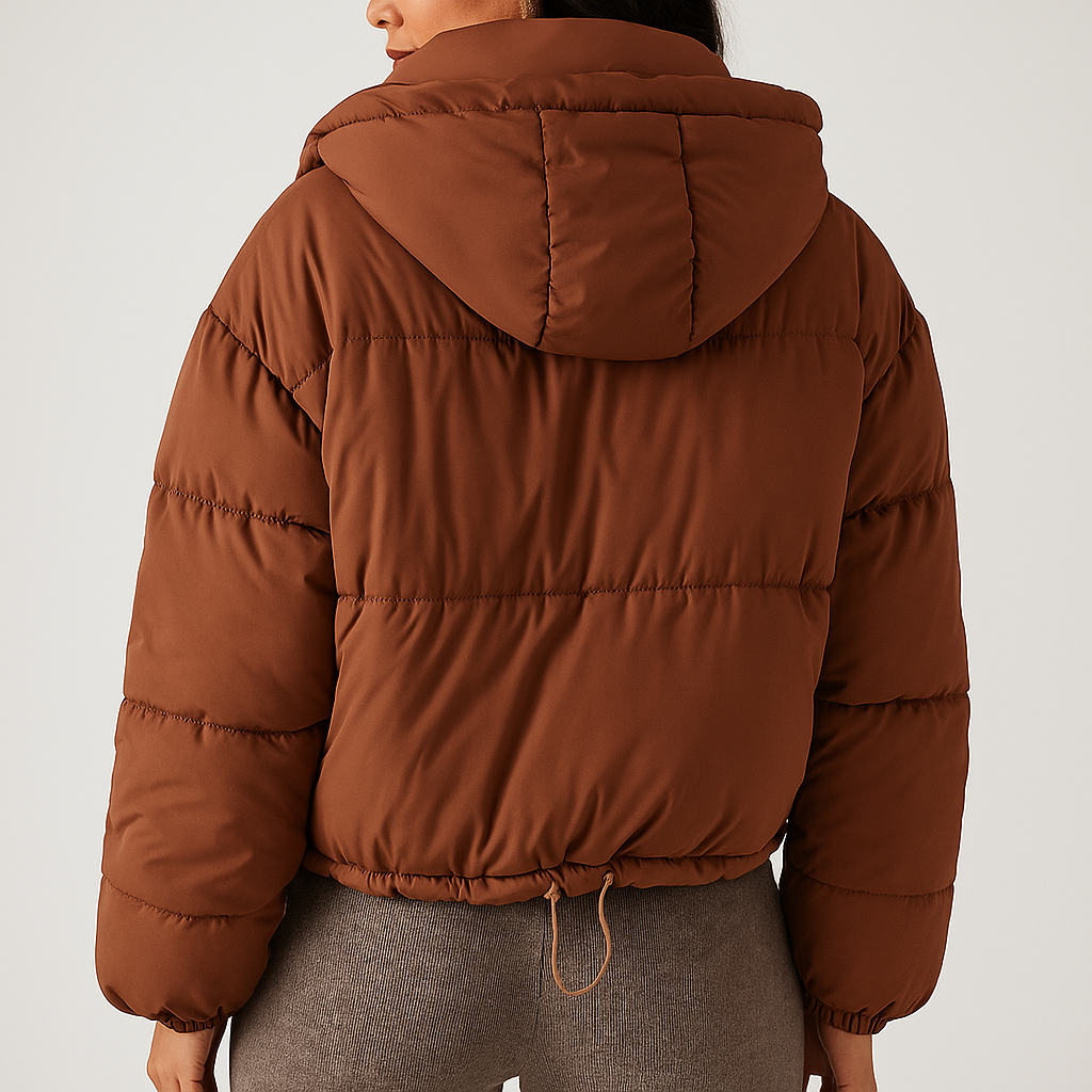 Katri Doudoune - Høj Krave - Lynlås - Varm & Stilfuld