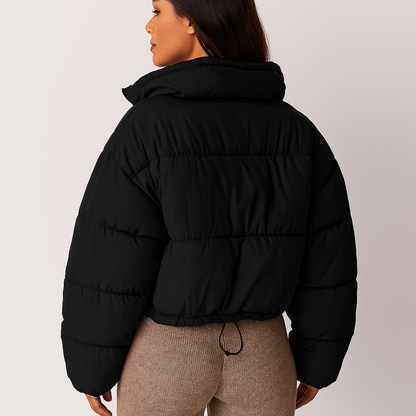 Katri Doudoune - Høj Krave - Lynlås - Varm & Stilfuld