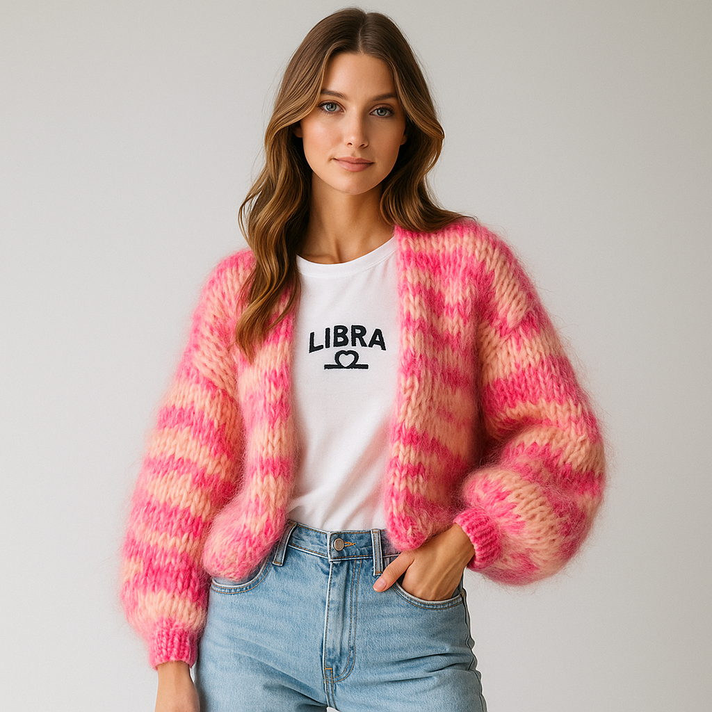 Stilla - Multifarvet Cozy Cardigan - Blød Komfort & Stil