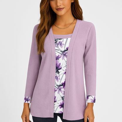 Dame Komfortabel Strikket Cardigan - Blød - Stilfuld - Varm