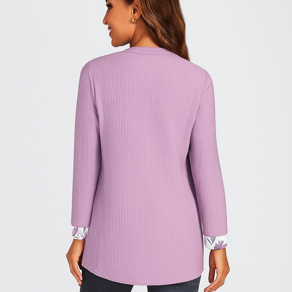 Dame Komfortabel Strikket Cardigan - Blød - Stilfuld - Varm