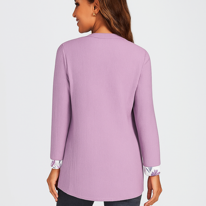 Dame Komfortabel Strikket Cardigan - Blød - Stilfuld - Varm