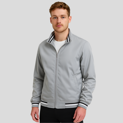 Bomberjakke til mænd - stribede detaljer - stilfuld komfort