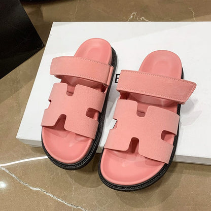 Elegante Mykonos Sandaler - Komfort og Stil - Sommer 2023 Lonella