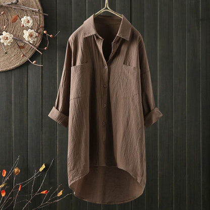 Oversize Skjorte - Afslappet Elegance - Chic & Alsidig Lonella