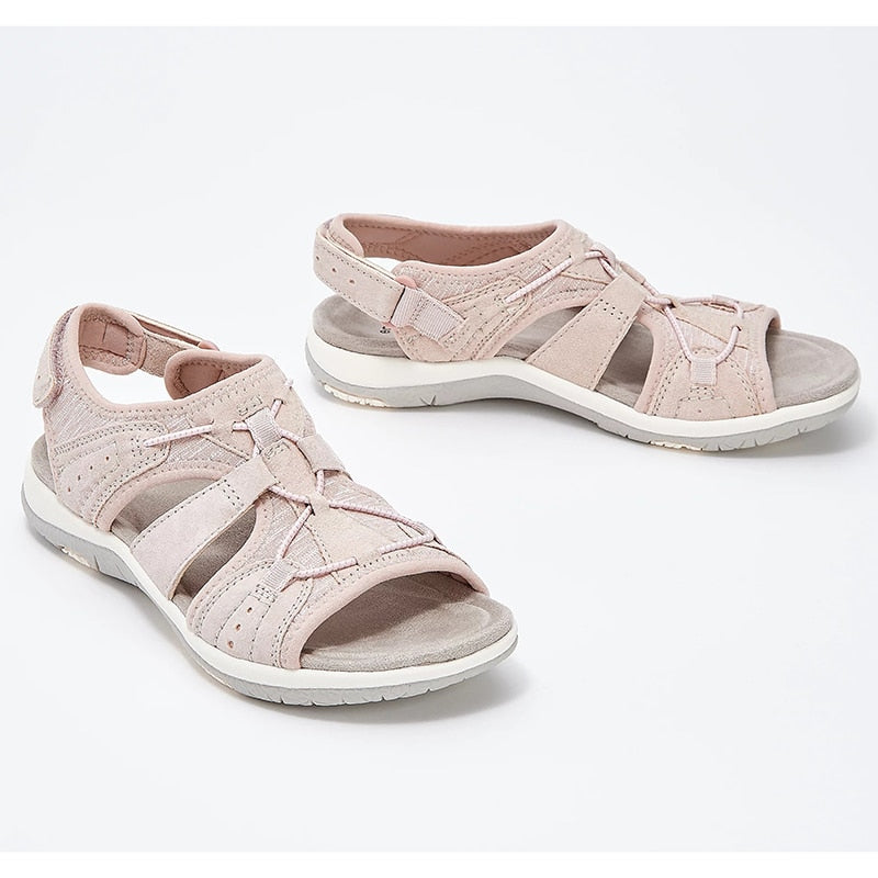 Runde Sandaler Med Åben Tå - Komfort - Elegance Lonella
